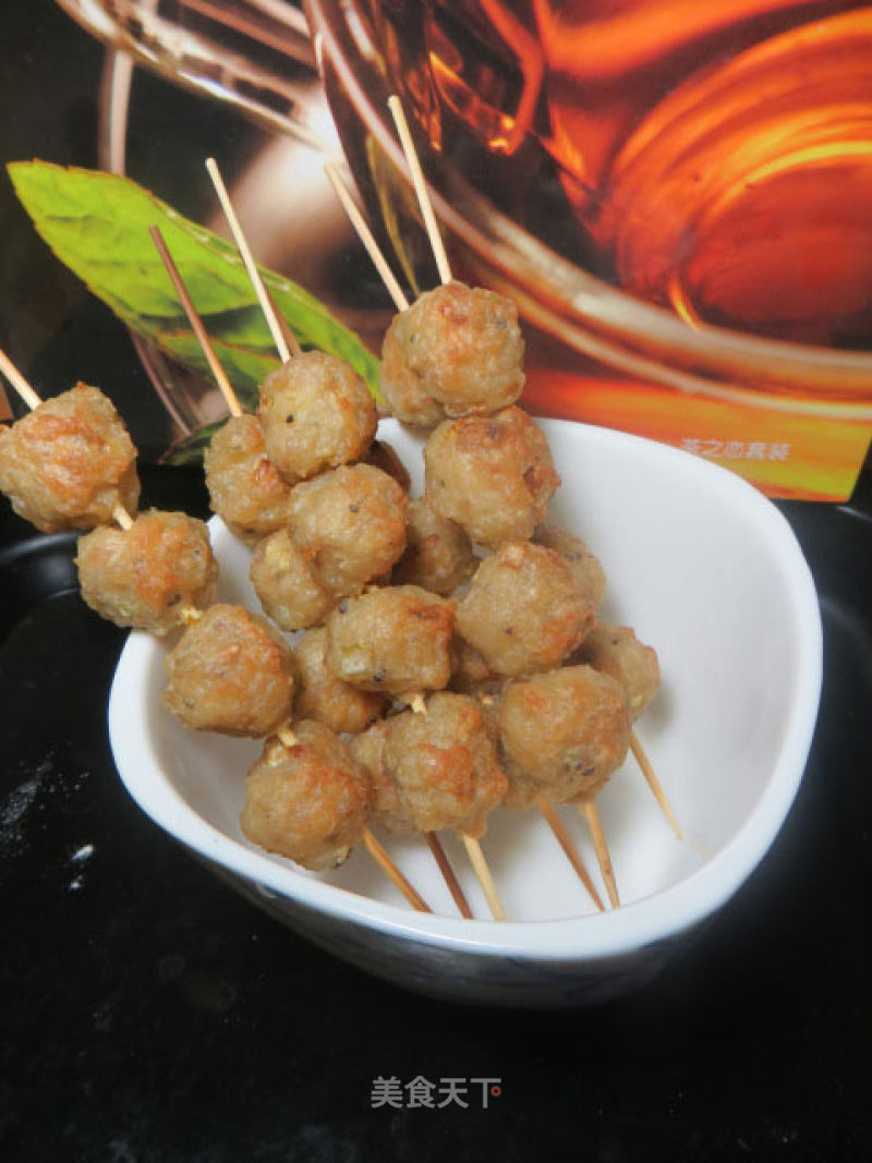 【non-fried Roast Meat Balls】--crispy Outside and Tender Inside recipe