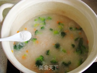 Vegetable Shrimp Congee recipe