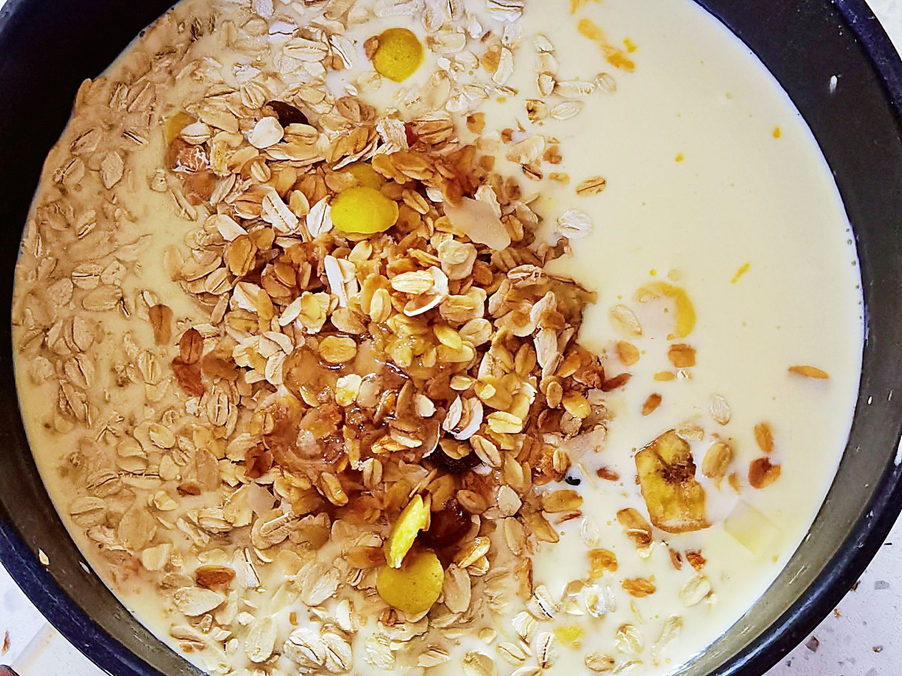 Banana Oatmeal Ice Cream to Relieve Hunger and Heat in Summer recipe