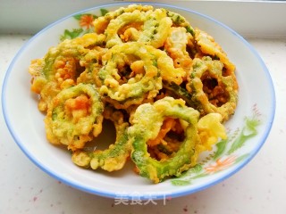 Fried Bitter Gourd Rings recipe