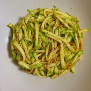 Cold Zucchini 10 Minutes Quick Summer Appetizer recipe