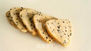 #aca烤明星大赛#five-spice Black Sesame Cookies recipe