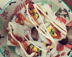 Homemade Pattern Sushi recipe