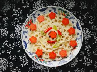 Carrots Mixed with Lotus Root Slices recipe