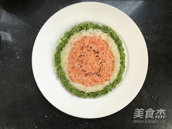 Watermelon Rice Ball recipe