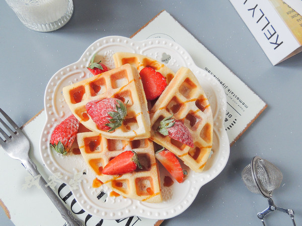 Classic Lattice Waffle, Sweet and Delicious recipe