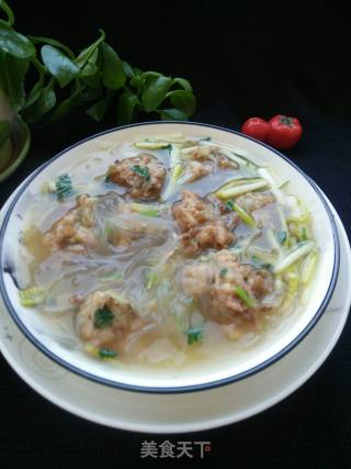 Meatball Vermicelli Soup recipe