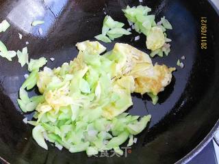 Scrambled Eggs with Cucumber recipe