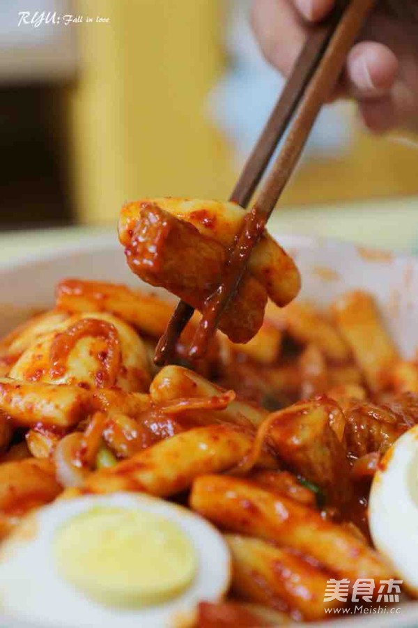 Spicy Fried Rice Cake recipe