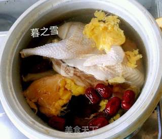 Stewed Old Hen Sea Cucumber Soup recipe