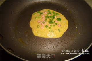 【pumpkin Ham Quiche】 recipe