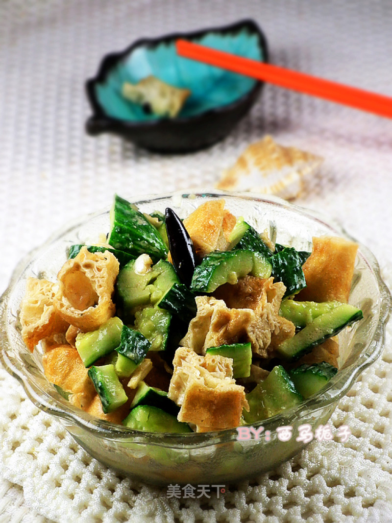 Refreshing Summer Side Dishes-spicy Fried Dough Sticks and Cucumber recipe