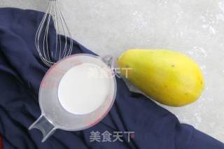 Milk Frozen Papaya Juice recipe