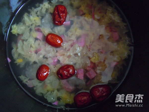 Purple Potato and Tremella Soup recipe