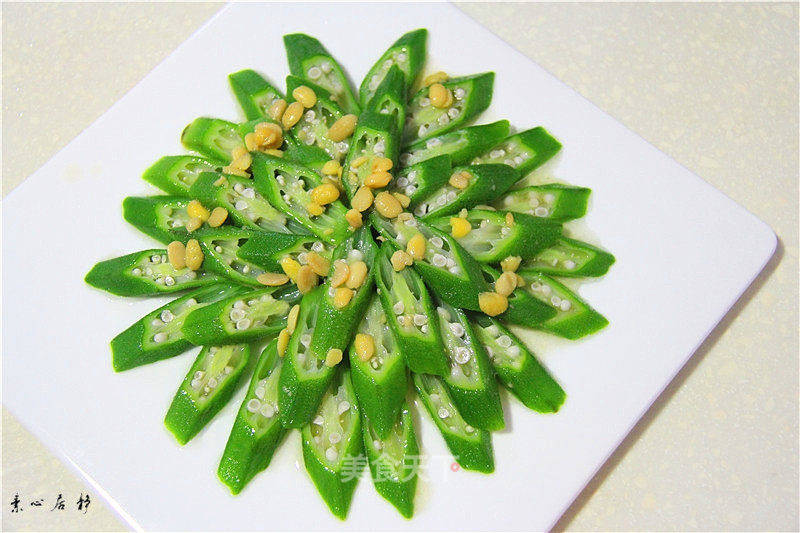 Cold Vegetable Sauce Fragrant Okra Ten-mile Fragrant Su Xin Jujing for Food recipe