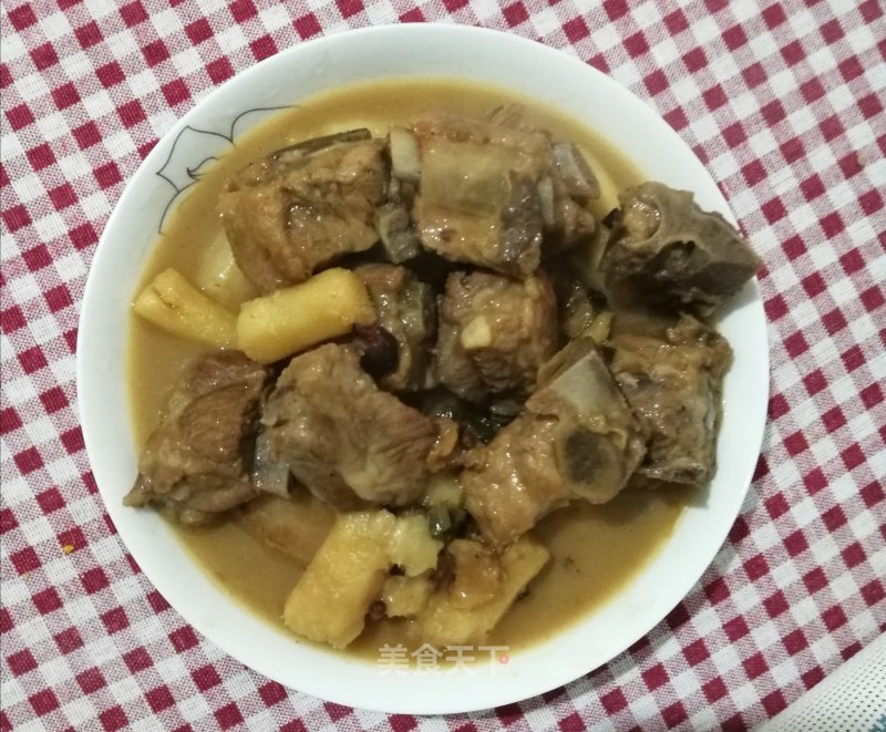 Yam Stewed Pork Ribs recipe