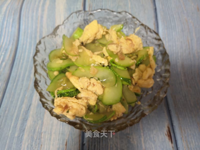 Fried Cucumber with Egg recipe