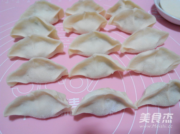 Chicken and King Pleurotus Dumplings recipe