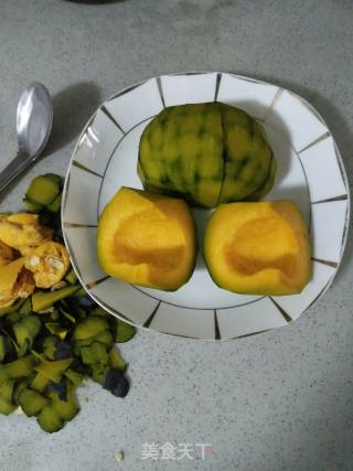 Pumpkin Bean Paste Glutinous Rice Cake recipe