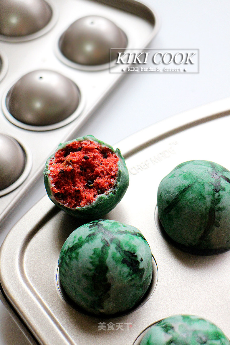 # Fourth Baking Contest and is Love Eating Festival# Five-color Watermelon Cake Ball