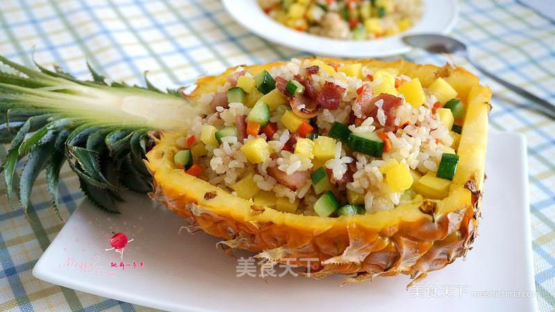 [bacon "beauty" and "big" Different]-bacon and Pineapple Fried Rice recipe