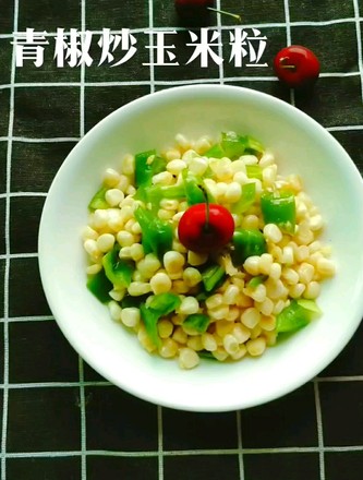 Stir-fried Corn Kernels with Green Peppers recipe