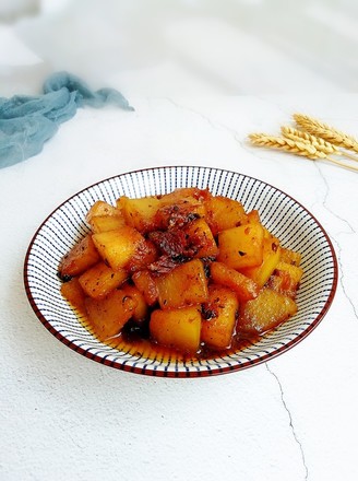Braised Winter Melon with Dace in Black Bean Sauce