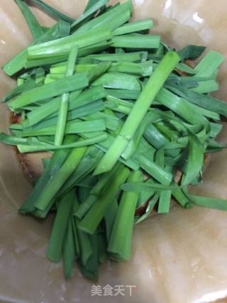 Pleurotus Eryngii with Oyster Sauce and Chives recipe