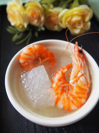 Winter Melon and Shrimp Soup recipe