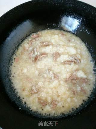 Chicory and Lean Pork Congee recipe