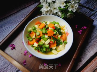 Carrot Fried Double Bamboo Shoots recipe