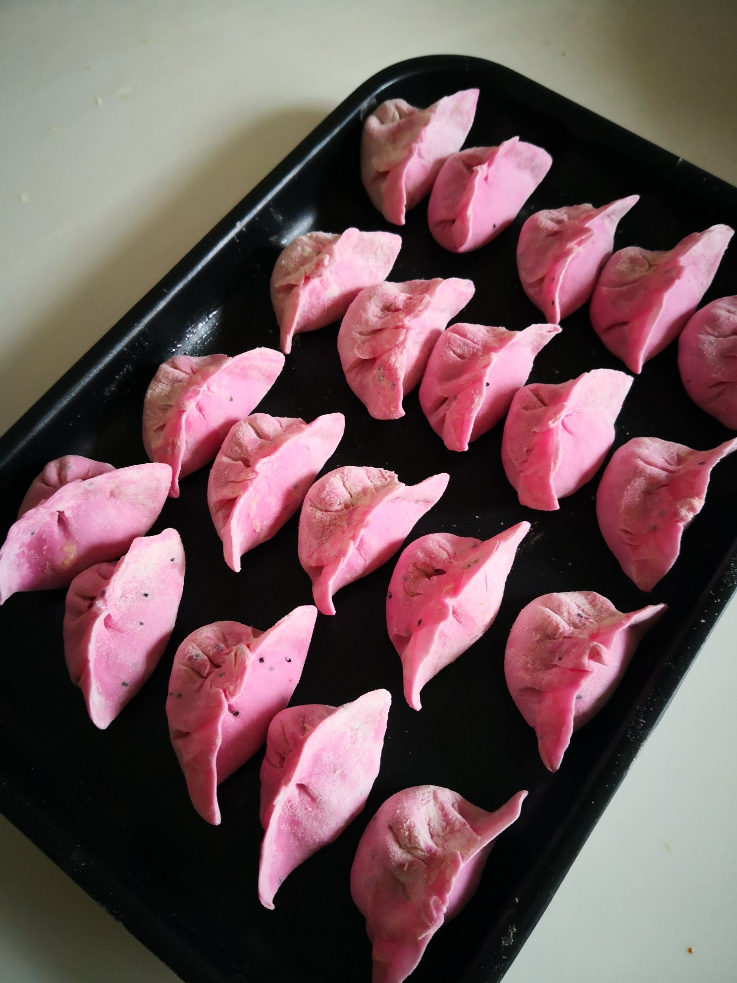 Dragon Fruit Dumplings recipe