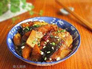 Braised Salted Fish with Bamboo Shoots recipe