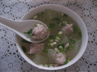 Winter Melon Meatball Soup recipe