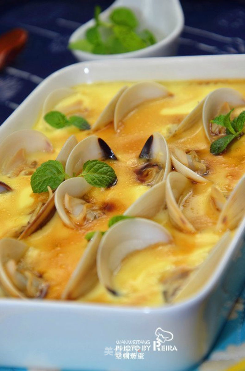 Steamed Egg with Clams recipe