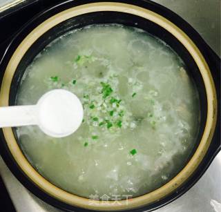 Congee with Preserved Egg and Lean Meat recipe