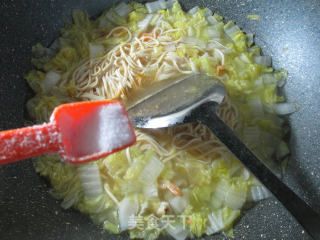 Open Baby Cabbage and Boil Dry Shreds recipe