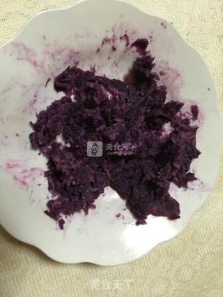 Blueberry Purple Sweet Potato Milk Yam recipe