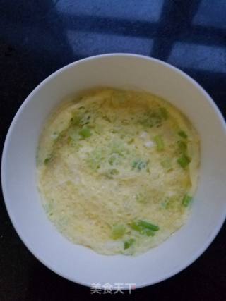 "summer Lazy Meal" One-minute Scallion Steamed Egg recipe