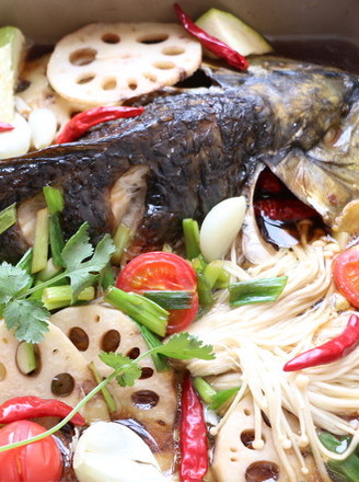 Grilled Fish with Vegetables recipe