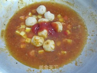 【fishball Macaroni】 recipe