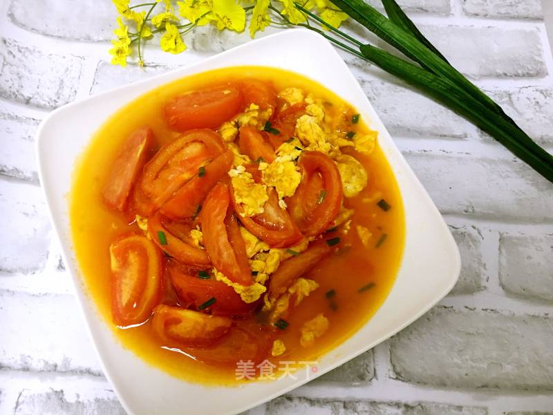 Scrambled Eggs with Tomatoes recipe