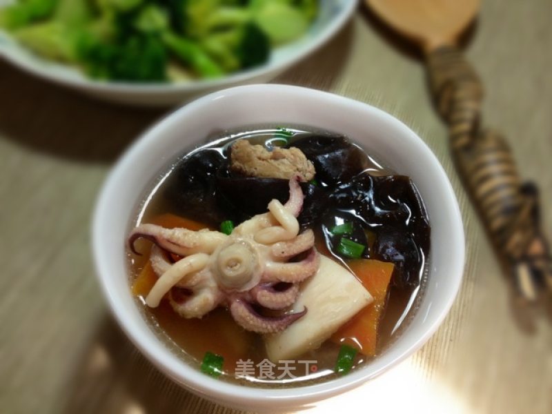 Explain The Whole Process of Cuttlefish Processing & Cuttlefish Shortbread Soup recipe