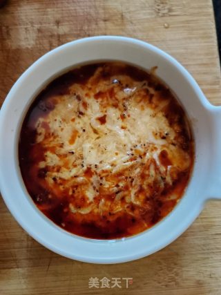 Steamed Egg with Shrimp Skin recipe