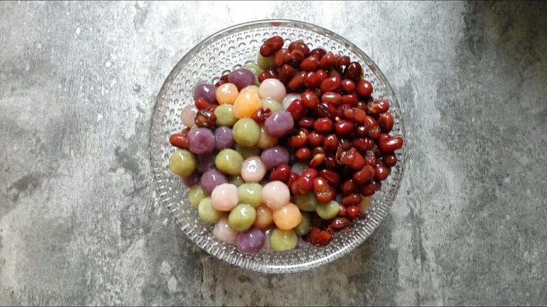 Coconut Milk Red Bean Taro Balls recipe