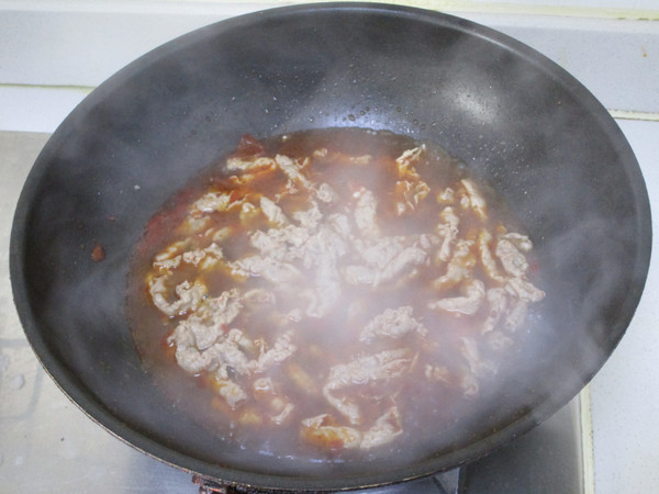 Beef Slices with Enoki Mushroom recipe