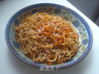 Korean Sweet and Spicy Soba Noodles recipe