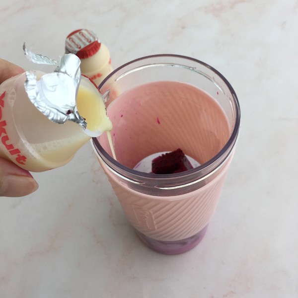 Dragon Fruit Yakult recipe