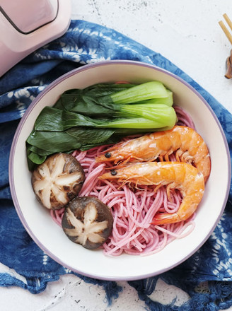 Pink Shrimp Noodle recipe
