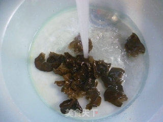 Black Fungus Mixed with Rice White recipe